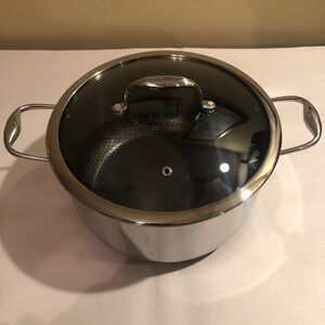 HexClad 8-Qt Hybrid Stock Pot with Lid